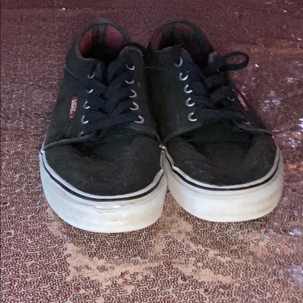 Genuine Black Vans in medium condition